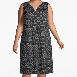 Lane Bryant Black Swing Dress NEW 14/16